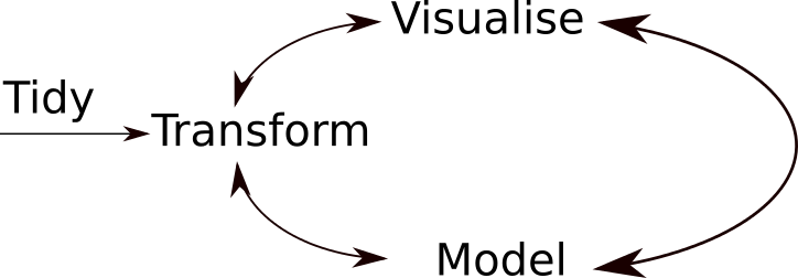 A typical data analysis workflow.